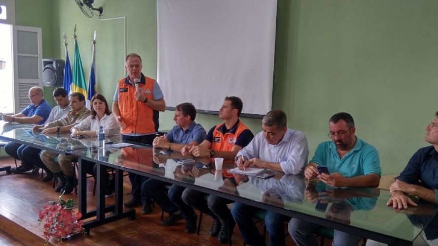 A reunião em Guaçuí aconteceu no auditório da Secretaria Municipal de Educação e durou quase duas horas. (Comunicação Guaçuí)