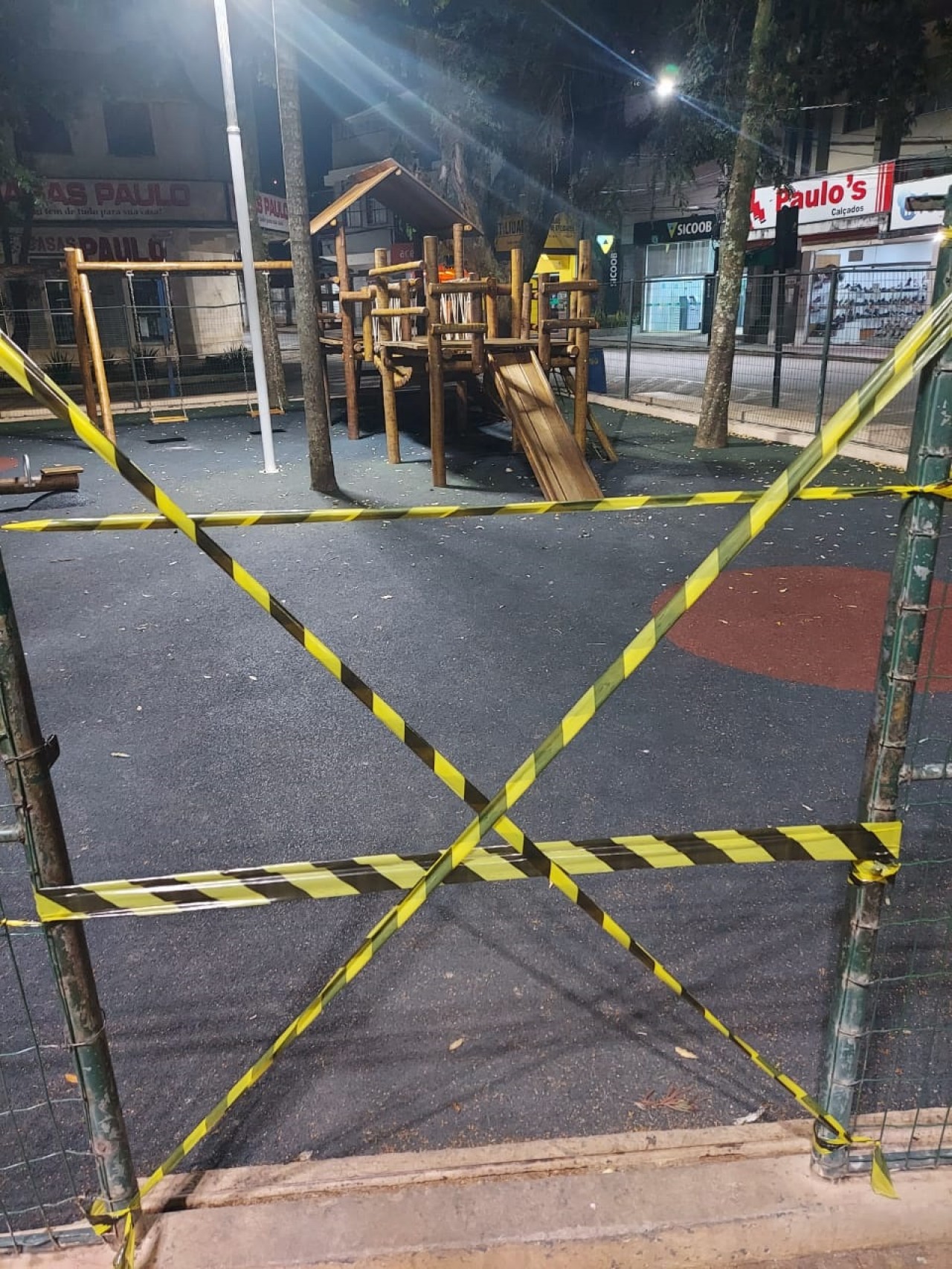 Espaços públicos são interditados em Guaçuí
