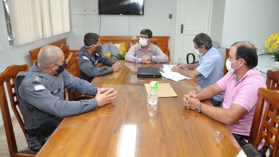 Novas estratégias de combate ao crime na cidade vêm sendo estudadas pela Polícia Militar. (Comunicação Guaçuí)