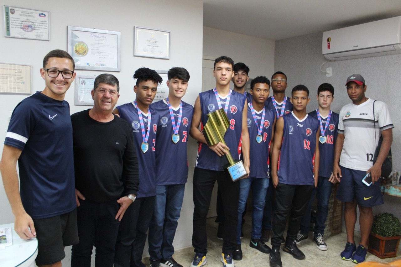 TIME DE BASQUETE DE GUAÇUÍ CONQUISTA EXCELENTES RESULTADOS NOS JOGOS ESCOLARES TIME DE BASQUETE DE GUAÇUÍ CONQUISTA EXCELENTES RESULTADOS NOS JOGOS ESCOLARES