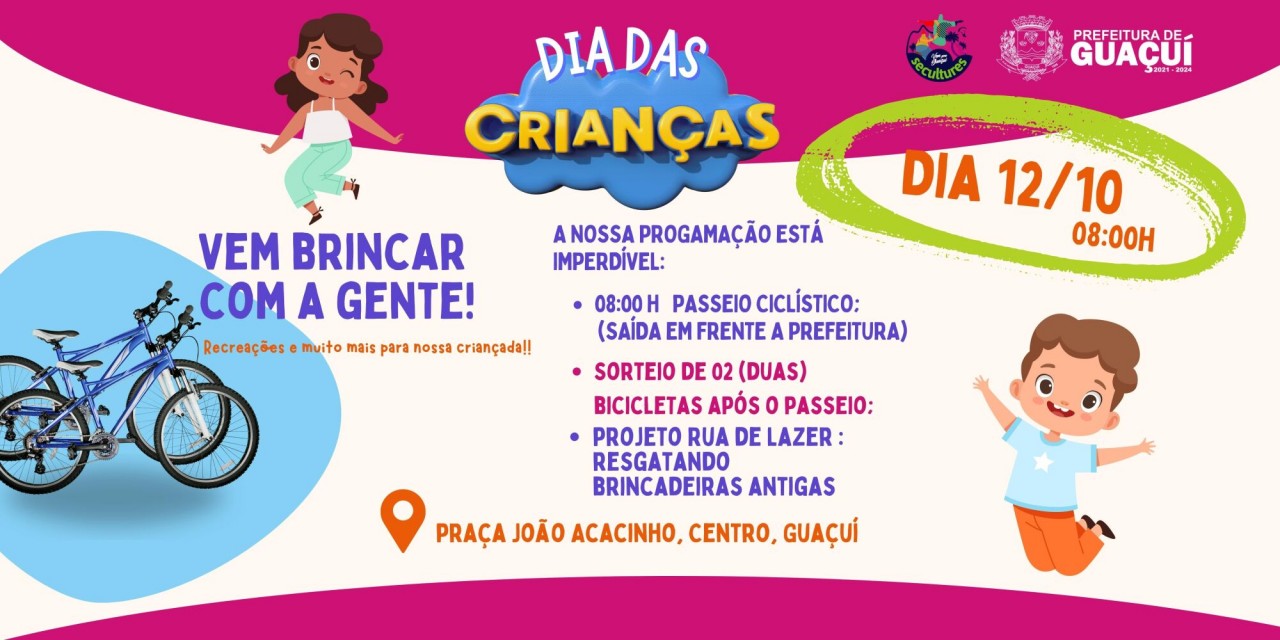 DIA DAS CRIANÇAS: PROGRAMAÇÃO ESPECIAL PARA COMEMORAR COM ALEGRIA DIA DAS CRIANÇAS: PROGRAMAÇÃO ESPECIAL PARA COMEMORAR COM ALEGRIA