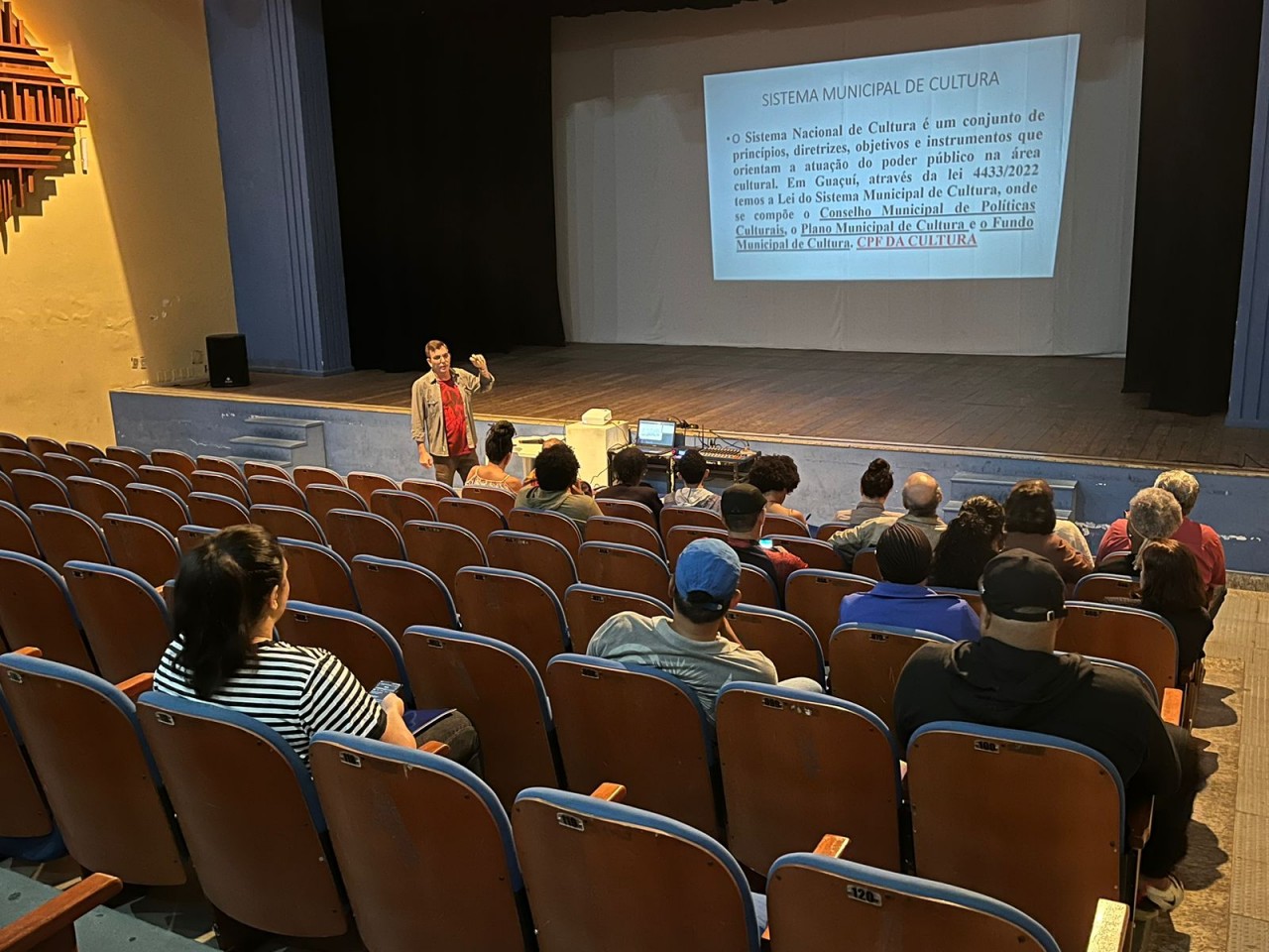 GUAÇUÍ REALIZA SUA PRIMEIRA CONFERÊNCIA MUNICIPAL DE CULTURA GUAÇUÍ REALIZA SUA PRIMEIRA CONFERÊNCIA MUNICIPAL DE CULTURA