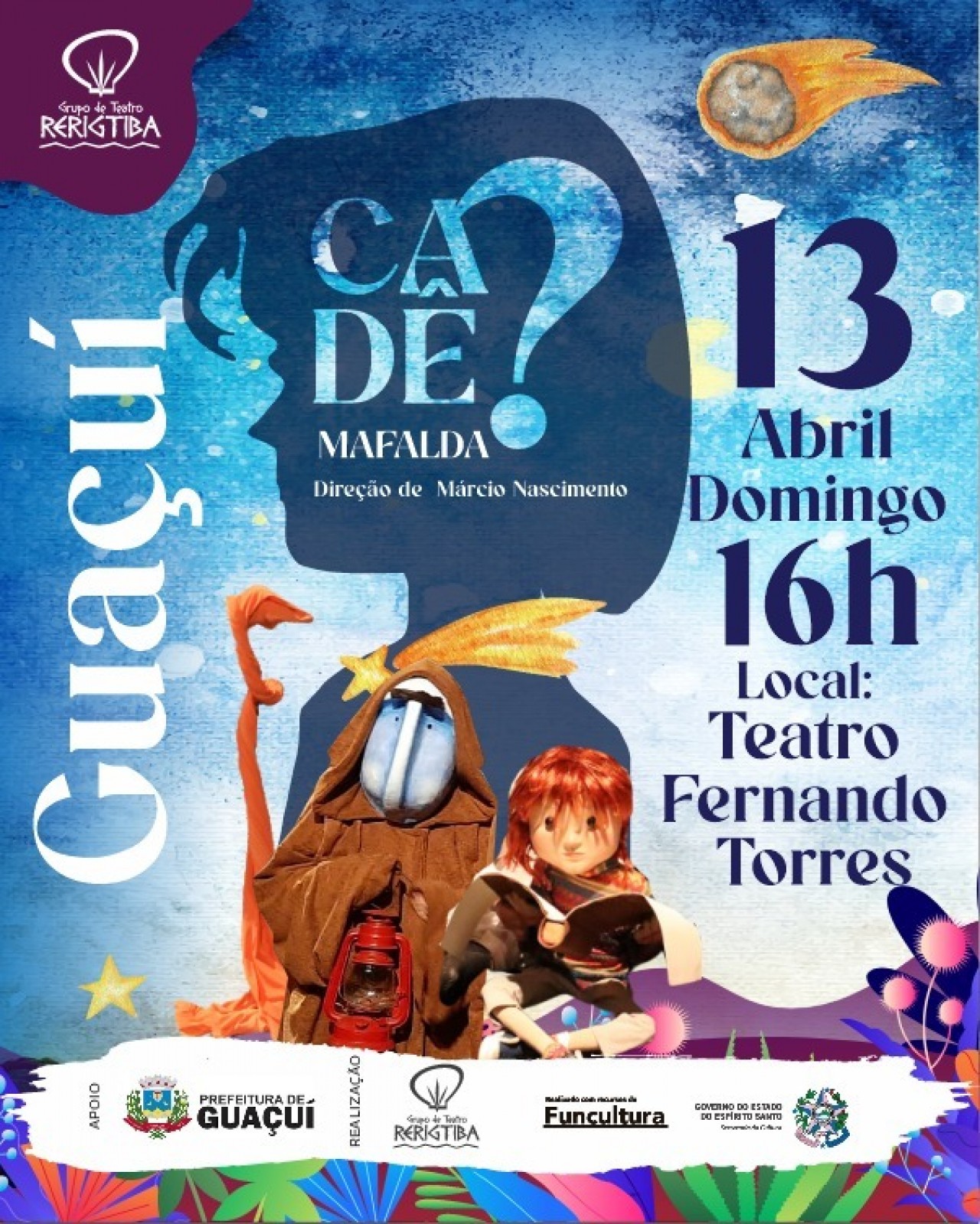 ESPETÁCULO “CADÊ MAFALDA?” EM GUAÇUÍ — DIVERSÃO PARA TODA A FAMÍLIA! ESPETÁCULO “CADÊ MAFALDA?” EM GUAÇUÍ — DIVERSÃO PARA TODA A FAMÍLIA!