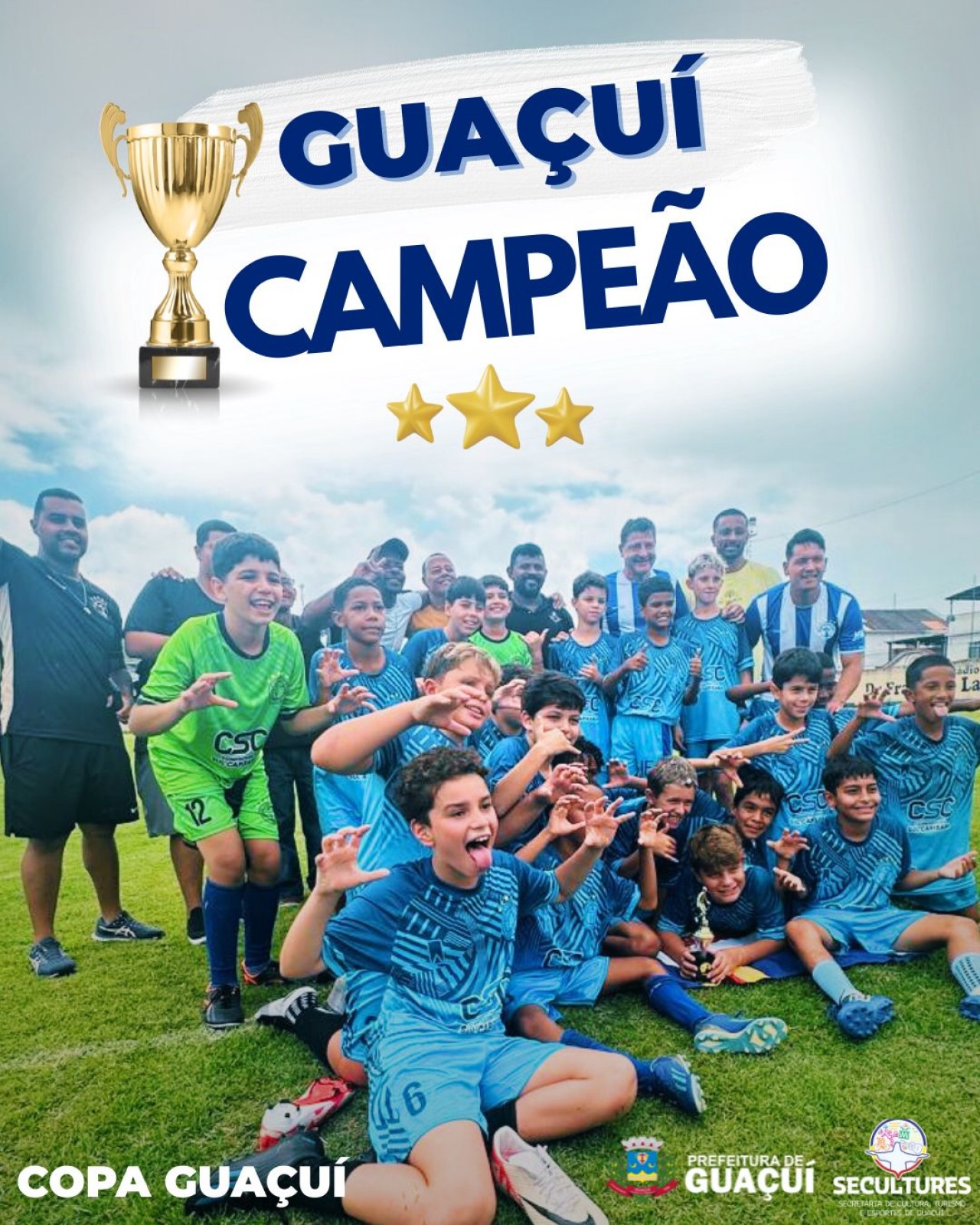 GUAÇUÍ SE TORNA CAMPEÃO DA COPA SUB-11 GUAÇUÍ SE TORNA CAMPEÃO DA COPA SUB-11