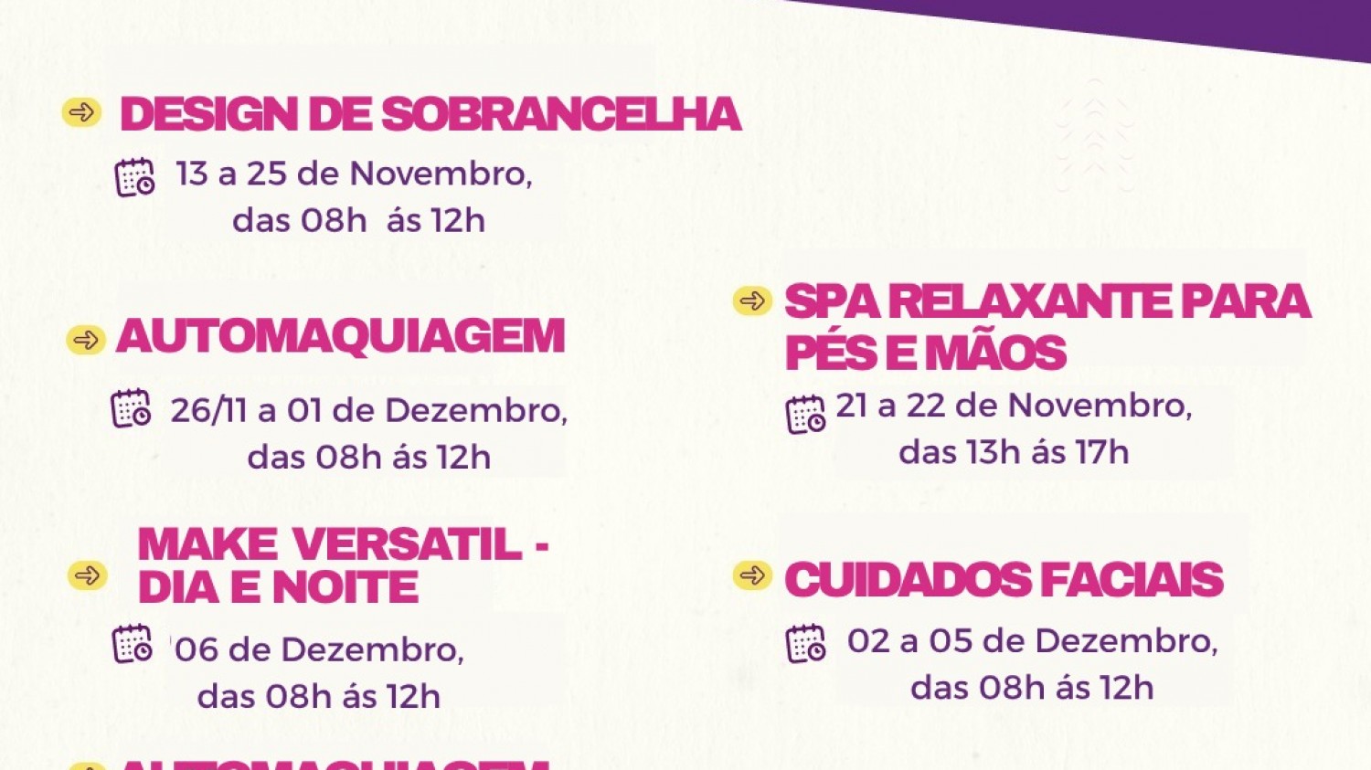 PREFEITURA DE GUAÇUÍ OFERECE CURSOS GRATUITOS DE SAÚDE E ESTÉTICA EM PARCERIA COM O SENAC E A SAMARCO PREFEITURA DE GUAÇUÍ OFERECE CURSOS GRATUITOS DE SAÚDE E ESTÉTICA EM PARCERIA COM O SENAC E A SAMARCO