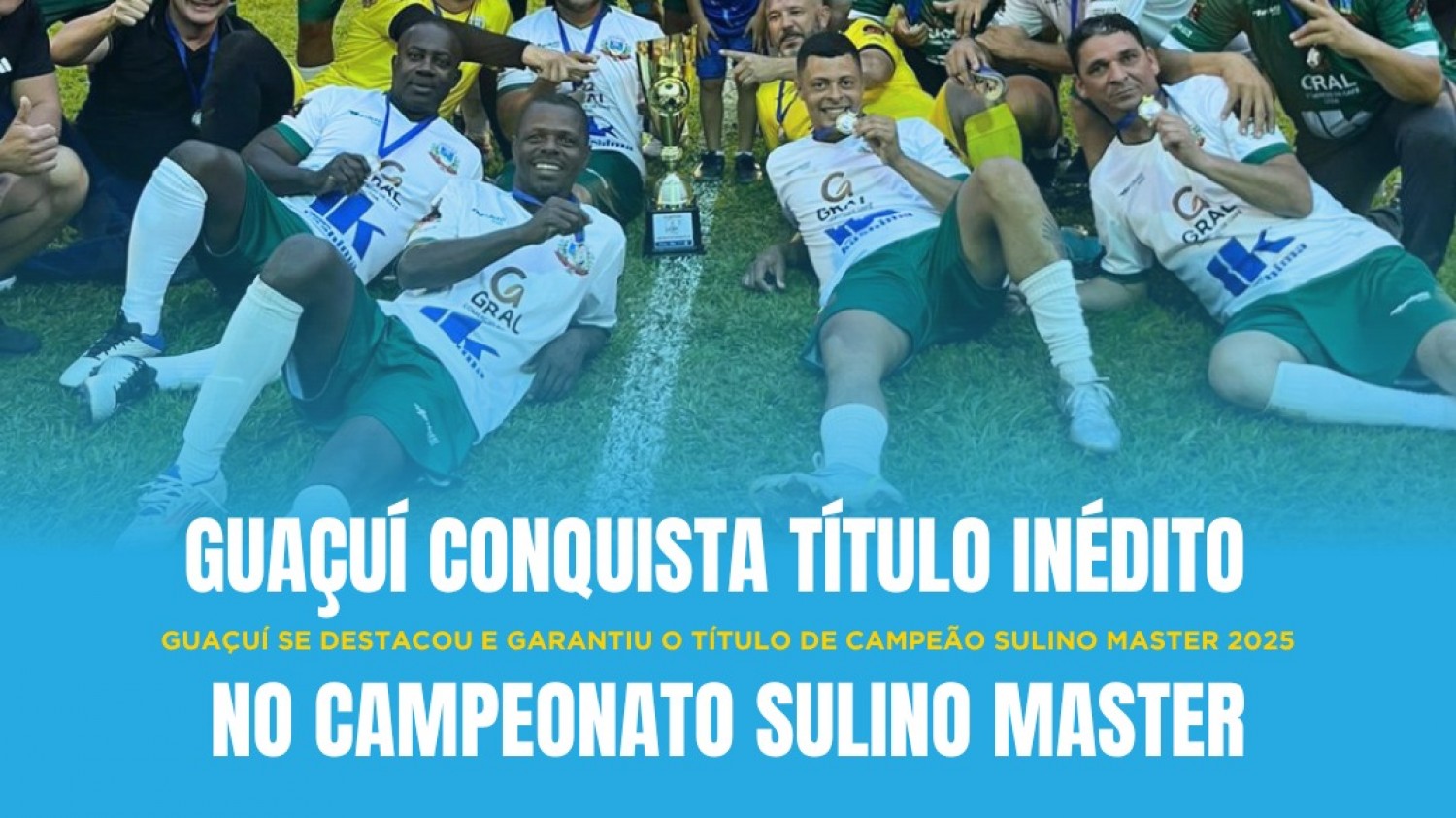 GUAÇUÍ CONQUISTA TÍTULO INÉDITO NO CAMPEONATO SULINO MASTER GUAÇUÍ CONQUISTA TÍTULO INÉDITO NO CAMPEONATO SULINO MASTER