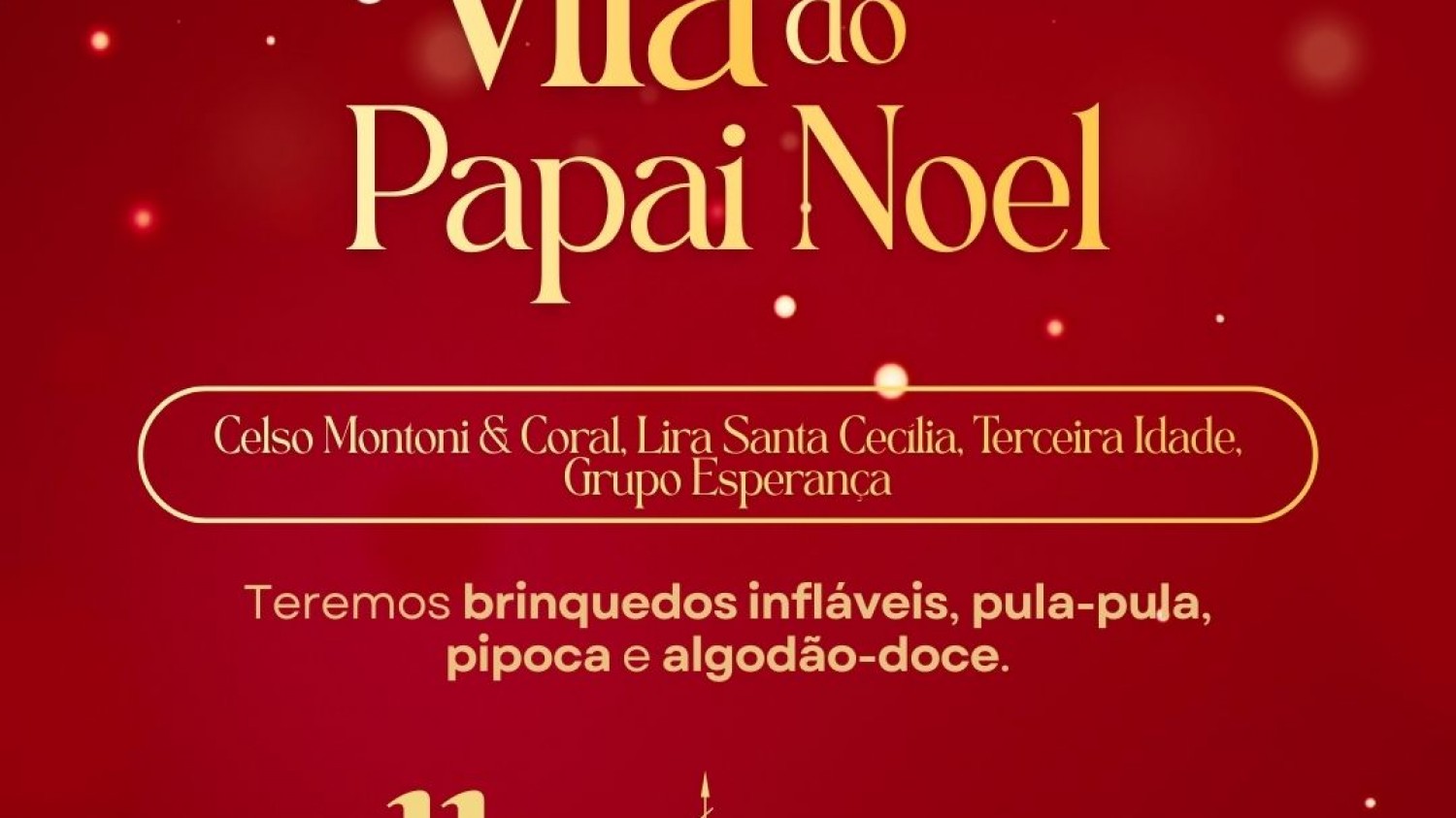 GUAÇUÍ DÁ INÍCIO AO ENCANTO NATALINO COM O ACENDER DAS LUZES DA VILA DO PAPAI NOEL NESTA QUINTA-FEIRA GUAÇUÍ DÁ INÍCIO AO ENCANTO NATALINO COM O ACENDER DAS LUZES DA VILA DO PAPAI NOEL NESTA QUINTA-FEIRA